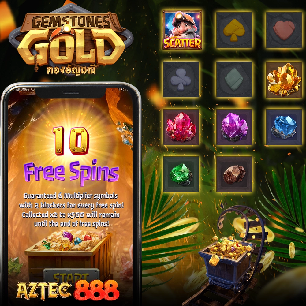 Gemstones Gold pgaztec888