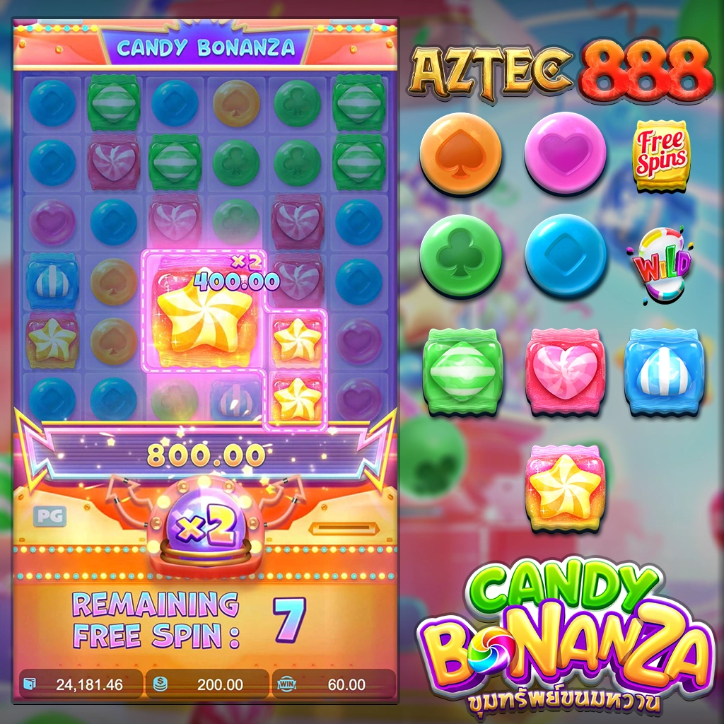 CANDY BONANZA AZTEC888